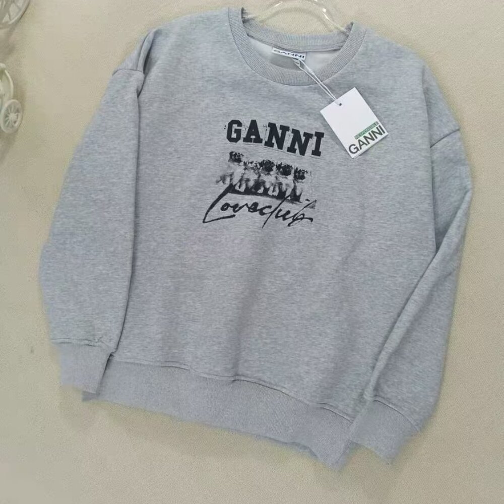 Ganni Gray crew neck sweater - Picture 9 of 10